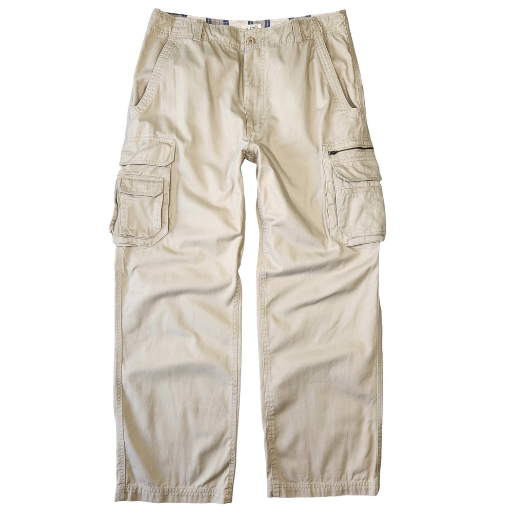 OTB Cargo Pants Mens 36x32 Cyber Y2k Chunky Baggy Grunge Punk Utility‎ Outdoors